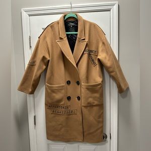 Zara women’s slouch coat